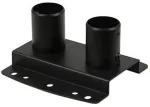 PEERLESS-AV Modular Series MOD-CPF2 - Montagekomponente (Decken-/Bodenmontageplatte mit zwei Stangen) f&uuml;r LCD/Plasma/Projektor - Black Powder Coat - Bildschirmgr&ouml;&szlig;e: 116,8 - 228,6 cm (46 - 228,60cm (90)) (MOD-CPF2)