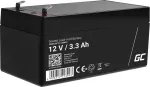 Green Cell Battery AGM GC 12V 3.3Ah