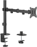 Monitor BRATECK holder LDT66-C012 single articulated arm on rod holder