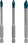 Bosch Powertools Bosch EXPERT HEX-9 HardCeramic Bits, 3pcs Set 5/6/8