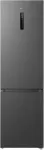 K&uuml;lmik TCL Refrigerator | RC382BXC0EU | Energy efficiency class C | Free standing | Combi | Height 203 cm | No Frost system | Fridge net capacity 265 L | Freezer net capacity 117 L | Display | 35 dB | Inox