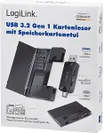 Kaardilugeja Logilink USB3.2 Gen1 card reader for SD/microSD cards