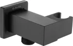 Deante Square angled connector with handset holder