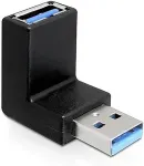 DELOCK USB 3.0 Adapter wtyczka-gniazdo 90 stopni kątowy