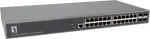 Level One Switch 24xGE/4x10GSFP+ TURING 19" Managed L3