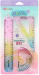 Colorino Geomeetria komplekt Flexi 3 tk, pastelne
