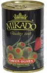 Mikado T&auml;idetud oliivid, paprika t&auml;idisega, 314 ml/ 280 g/ 90 g, 2 tk