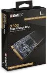 K&otilde;vaketas Emtec SSD ketas X300 Power Pro 1TB M.2 2280 PCI-E x4 Gen3 NVMe (ECSSD1TX300)