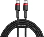 BASEUS Cafule USB 2.0 USB Type-C kabel 2m Sort R&oslash;d