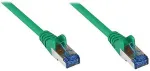 GoodConnections Patchkabel mit Rastnasenschutz, Cat. 6A, S/FTP, PiMF, halogenfrei, 500MHz, gr&uuml;n, 10m,