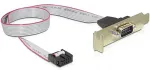 DELOCK Low Profile Slotblech > 1 x Seriell Belegung: 1:1
