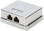 Digitus Professional DN-93711 - Installationskasten Netzwerkoberfl&auml;che - Oberfl&auml;che montierbar - RJ-45 X 2 - Abdeckung mit zwei Aussparungen