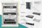 Digitus Netzwerk-Set 254 mm (10") - 9HE, 312x300mm (BxT)