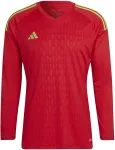 Adidas Tiro 23 Competition Long Sleeve Men's Goalkeeper T-Shirt Red HL0007
