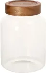 Home4you Klaaspurk RIVA D13xH19cm 1930ml akaatsiapuidust kaanega