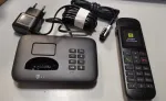 Telefon Telekom Sinus A12 schnurloses Festnetz schwarz