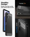 Spigen Kaitse&uuml;mbris Rugged Armor, Sony Xperia 10 VI, must,