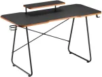 Nano RS Gaming desk with shelf for NanoRS monitor, 50kg max, height 850mm, black, RS170