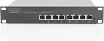 Digitus | 8-port Gigabit Ethernet Switch | DN-80114 | Unmanaged | Rackmountable | Power supply type Internal