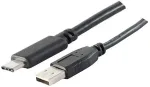S/CONN S-Impuls USB-A Adapterkabel, USB-C, 2.0, schwarz, 3m