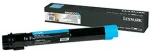 Tooner LEXMARK Toner cyan X95x ca. 22.000S.