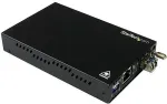 Startech .com Gigabit Ethernet Kupfer auf LWL Medienkonverter - SM LC - 20 Km - Ethernet Medienkonverter - GbE Konverter - Medienkonverter - Gigabit Ethernet - 1000Base-LX, 1000Base-T - RJ-45 / LC Einzelmodus - bis zu 20 km - 1310 nm