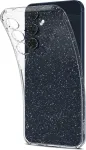 Spigen Kaitse&uuml;mbris Liquid Crystal Glitter, Samsung Galaxy A55 5G, l&auml;bipaistev s&auml;delusega,
