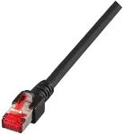 EFB Elektronik EFB RJ45 Patchkabel S/FTP Cat.6 LSZH 7.50m schwarz