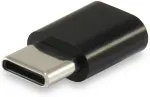 EQUIP Adapter USB-C->Micro USB St/Bu Alu.