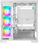 Korpus AZZA e arvutim&auml;ngude keskmise suurusega korpus 570W USB 2/3 type C White