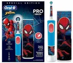 Procter & Gamble Oral-B Vitality Pro Kids 3+ med Etui Elektrisk tandb&oslash;rste Spider-Man