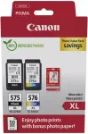 Tooner CANON Patrone PG-575XL+CL-576XL +50x10x15cm Fotopapier
