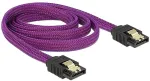 DeLOCK SATA 6 Gb/s Kabel 100 cm violett