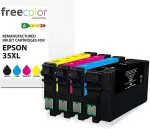 Tooner Freecolor Tinti tindikomplekt Epson 35XL Multipakk BK/C/M/C 50ml+3x25ml taaskasutatud