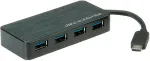 ROLINE USB 3.0 Hub, 4 Ports, with Power Supply