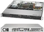 Korpus SuperMicro Super Micro SC813M FTQC-350CB - Rack - einbauf&auml;hig - 1U - ATX - SATA/SAS - Hot-Swap 350 Watt - Schwarz (CSE-813MFTQC-350CB)