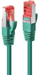 Lindy - Patch-Kabel - RJ-45 (M) - RJ-45 (M) - 2,0m - SFTP, PiMF - CAT 6 - glatt - gr&uuml;n (47749)