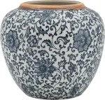 Home4you Vaas TITAN STONE D20xH18cm, sinine lill