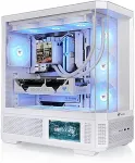 Korpus Thermaltake Midi View 370 TG ARGB Snow/White