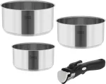 Teesa Cookware set with detachable handle COOK EXPERT SINGLE HAND