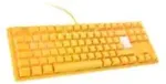 Klaviatuur Ducky One 3 Yellow TKL keyboard Gaming USB QWERTZ German