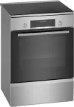 Pliit Bosch | Cooker | HLS79Y351U Series 6 | Hob type Induction | Oven type Electric | Stainless Steel | Width 60 cm | Depth 60 cm | Grilling | LCD | Energy efficiency class A | 63 L