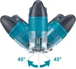 MAKITA cordless jigsaw DJV186Z, 18 volts, blue/black, without battery and charger