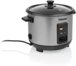 Tristar | RK-6146 | Rice cooker | 400 W | 1 L | Number of programs 0 | Black/Stainless steel