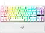 Klaviatuur Razer Huntsman V3 Pro Tenkeyless 8KHz | Gaming keyboard | Wired | US | White | Razer Analog Optical Switch Gen-2