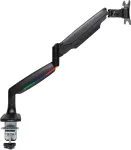 KENSINGTON ONE-TOUC SINGLE MONITOR ARM SINGLE HEIGHT ADJUSTABLE BLACK