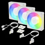 Arctic BioniX P12 A-RGB 3-pack Hvid 120 mm