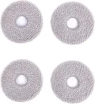 ECOVACS | Washable Improved Mopping Pads for OZMO Turbo Mopping Systems of X1 OMNI/X1 TURBO/T10 TURBO/ T20 OMNI/X2 OMNI | D-WP04-0012 | 4 pc(s)