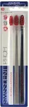 Hambahari Swissdent Profi Colours Trio White, Grey, Black 3pc - Soft-Medium Toothbrush uniseks