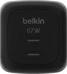 Belkin BOOSTCHARGE 67W DUAL USB-C LADE POWER DELIVERY UND PPS SCHWARZ